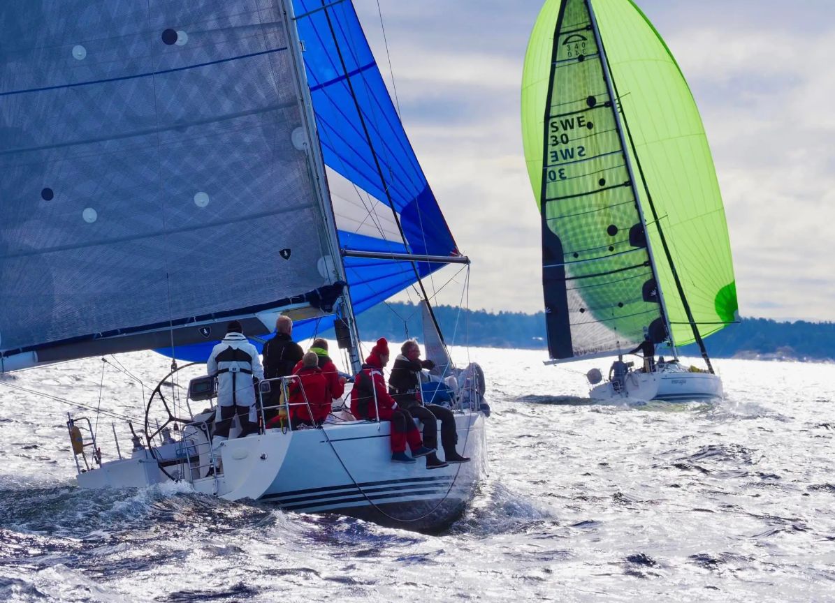 Spinnaker  seglet som förvandlar undanvinden